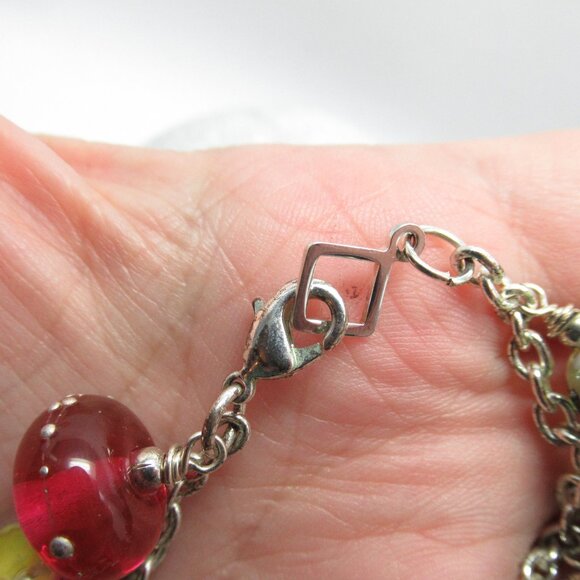Lampwork Orphan bead bracelet - Picture 6 of 12